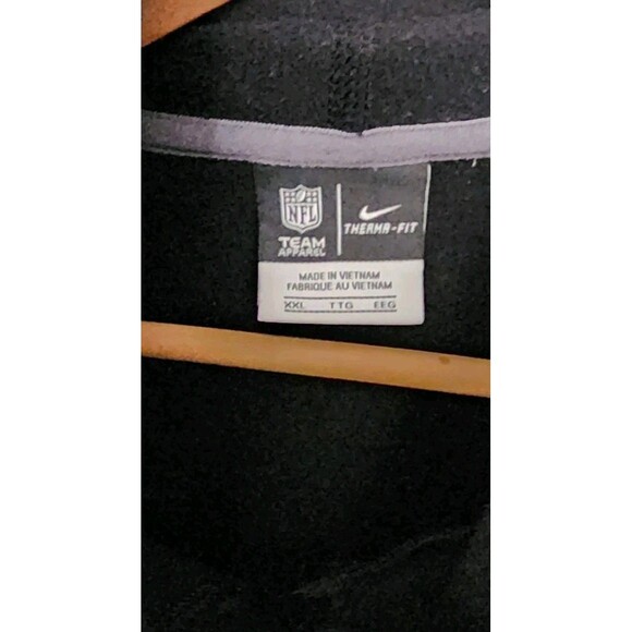 Nike San Francisco 49ers Hoodie Men’s XXL Black Pullover NFL Football ThermaFit - Picture 5 of 7